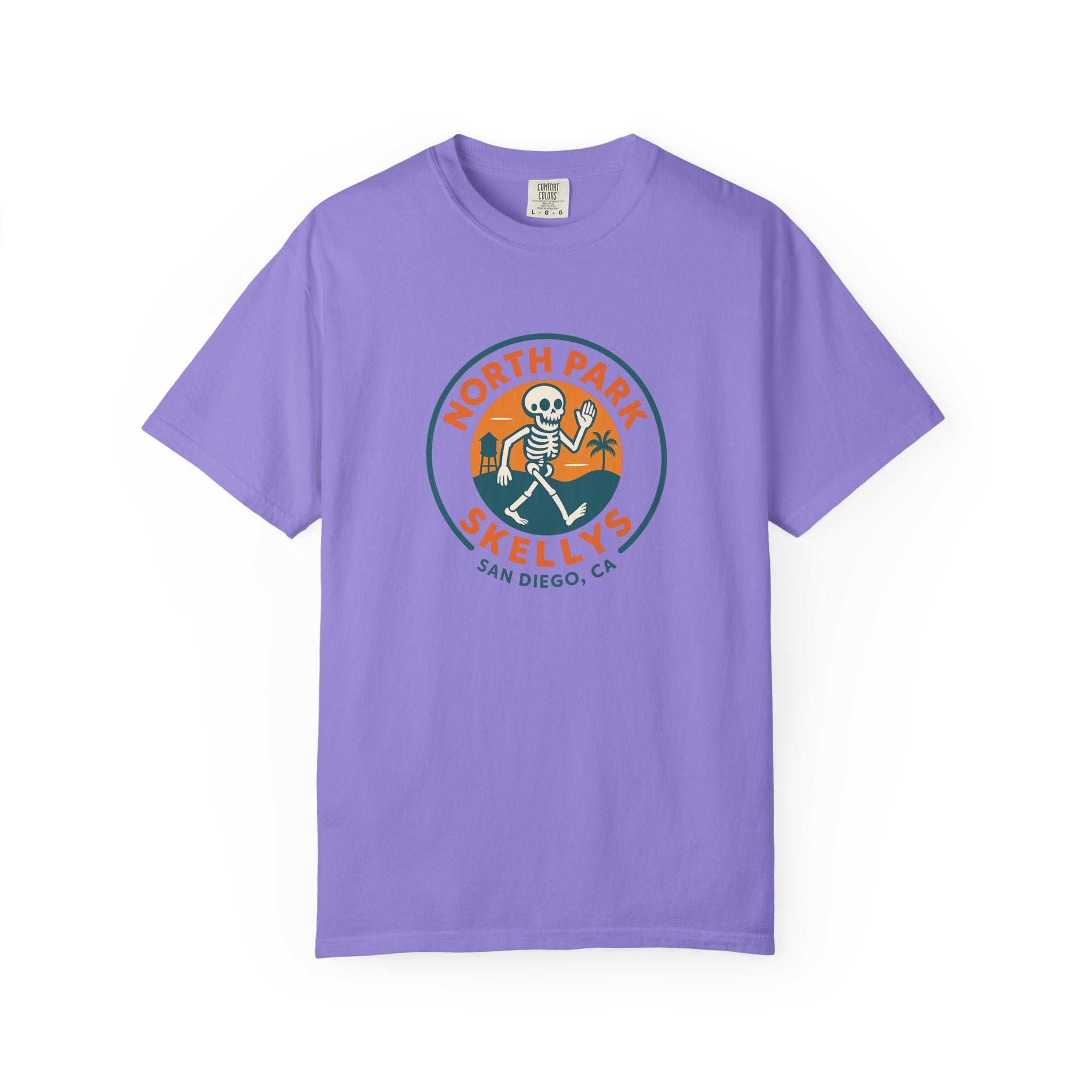 Skelly’s North Park T-Shirt — San Diego Skeleton Logo Tee