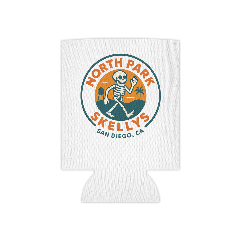 Skelly’s North Park Can Cooler — San Diego Skeleton Logo Koozie