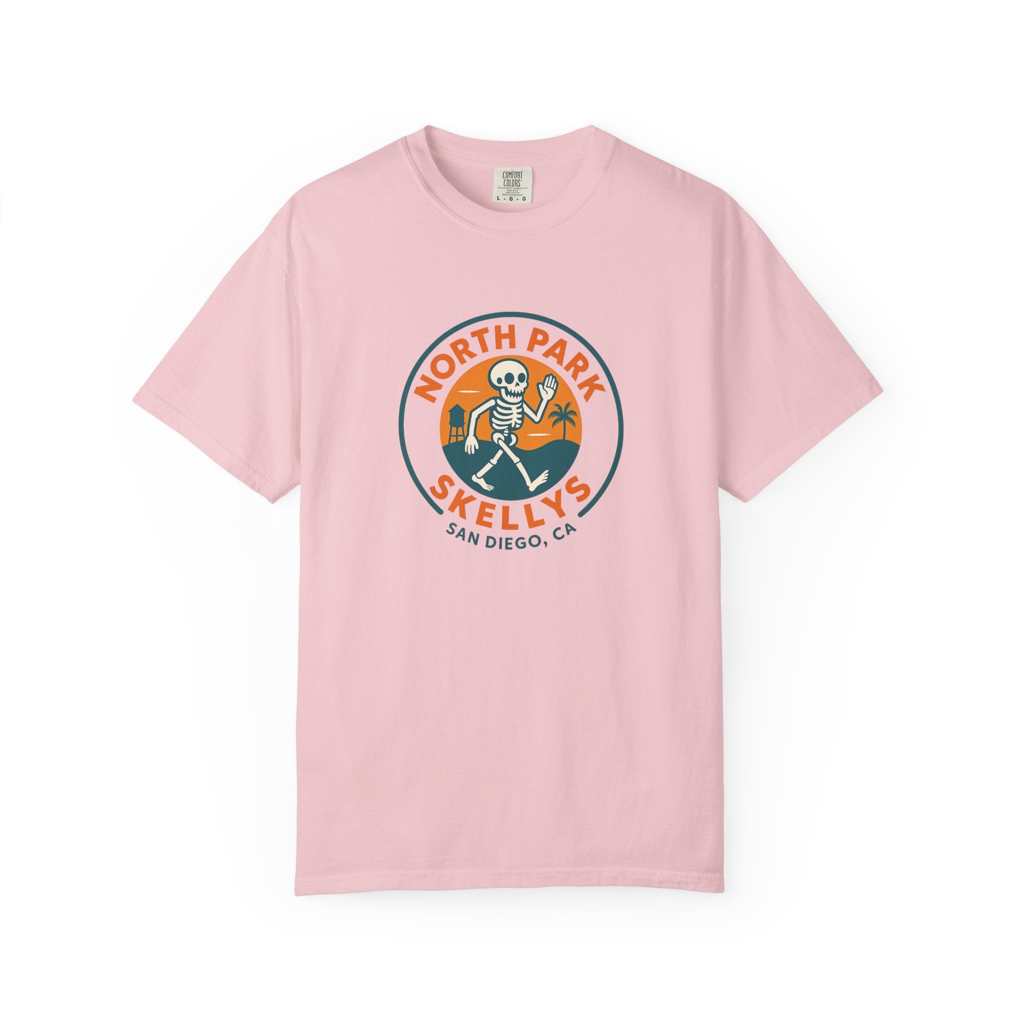 Skelly’s North Park T-Shirt — San Diego Skeleton Logo Tee