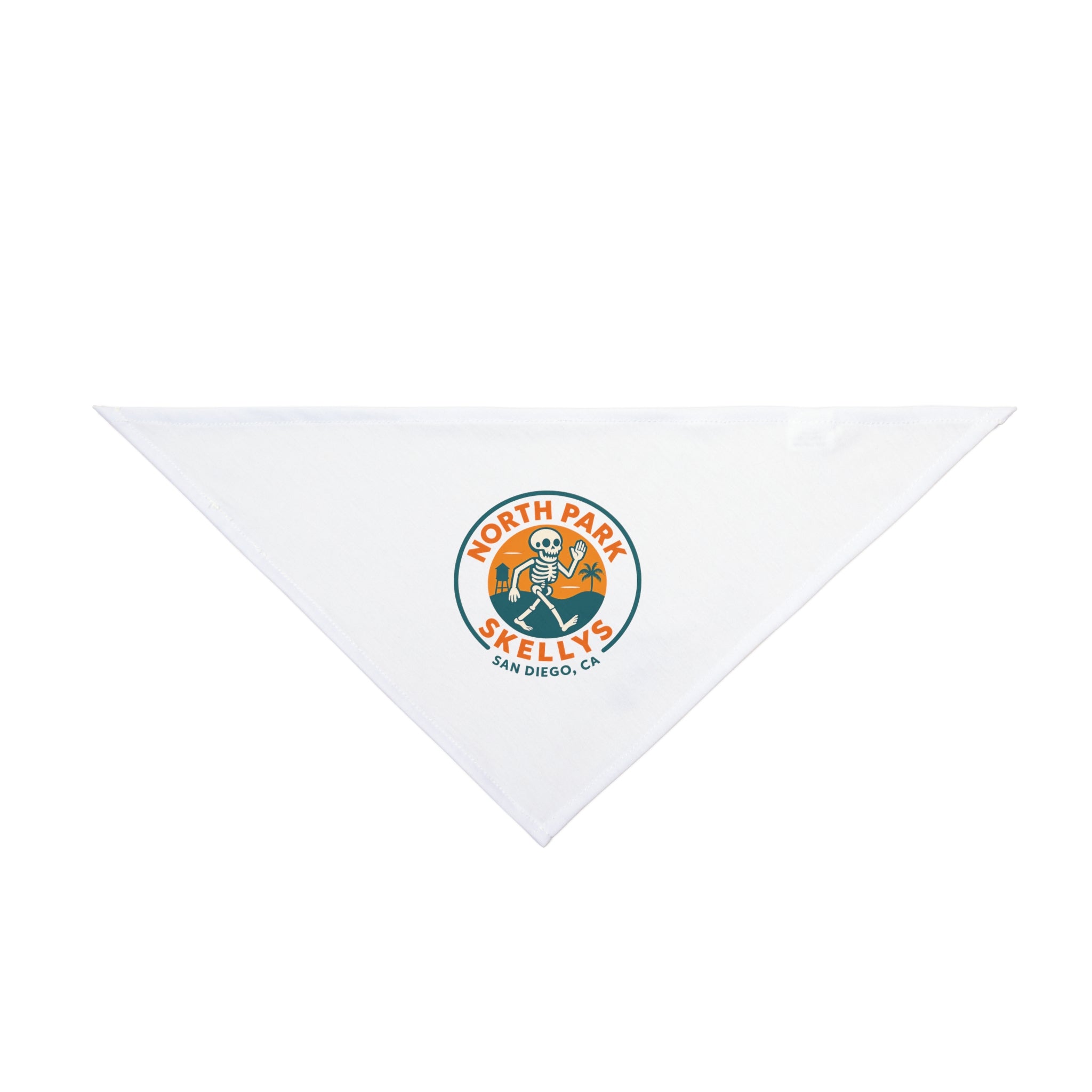 Pet Bandana — North Park Skelly's San Diego Pet Bandana (Skeleton Logo)