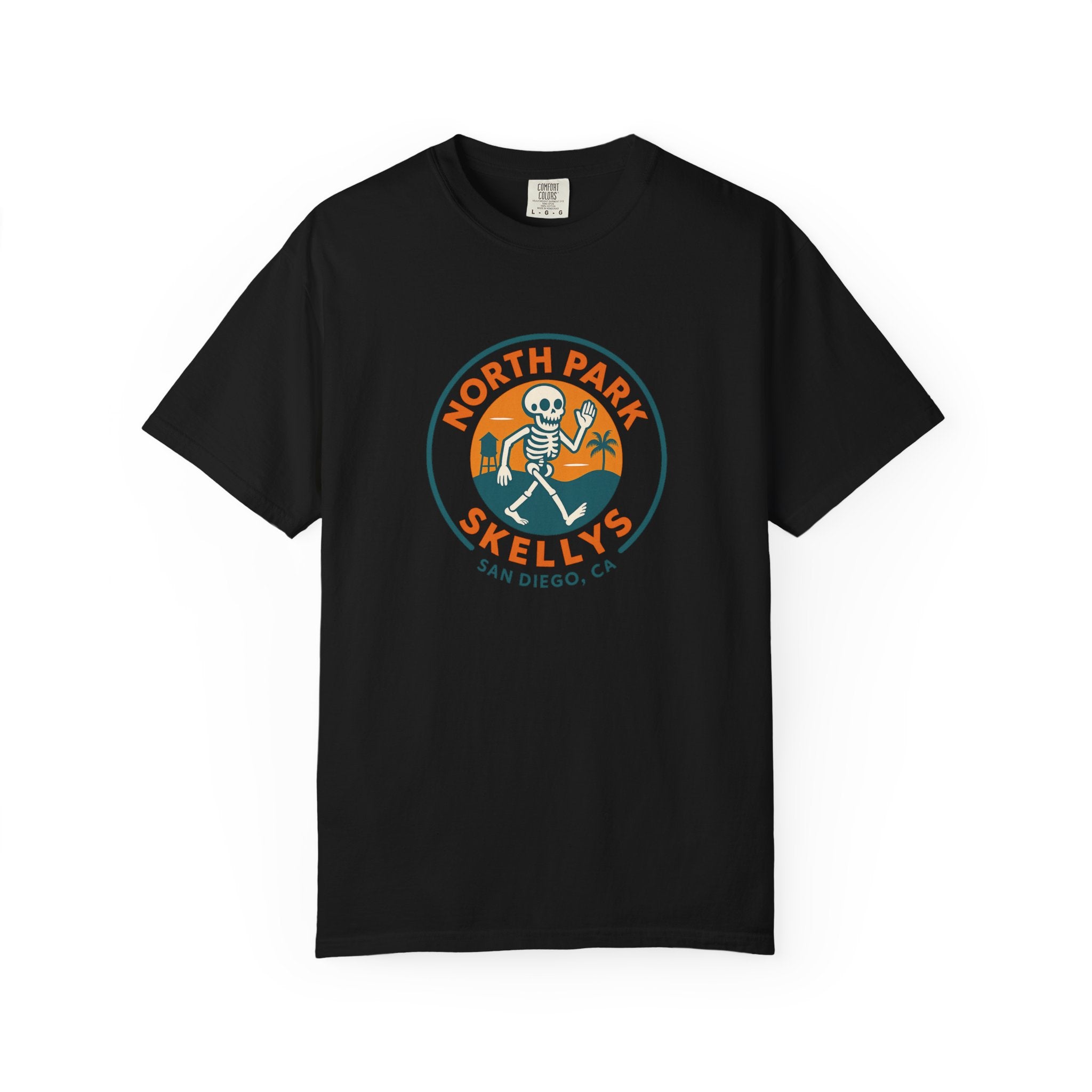 Skelly’s North Park T-Shirt — San Diego Skeleton Logo Tee