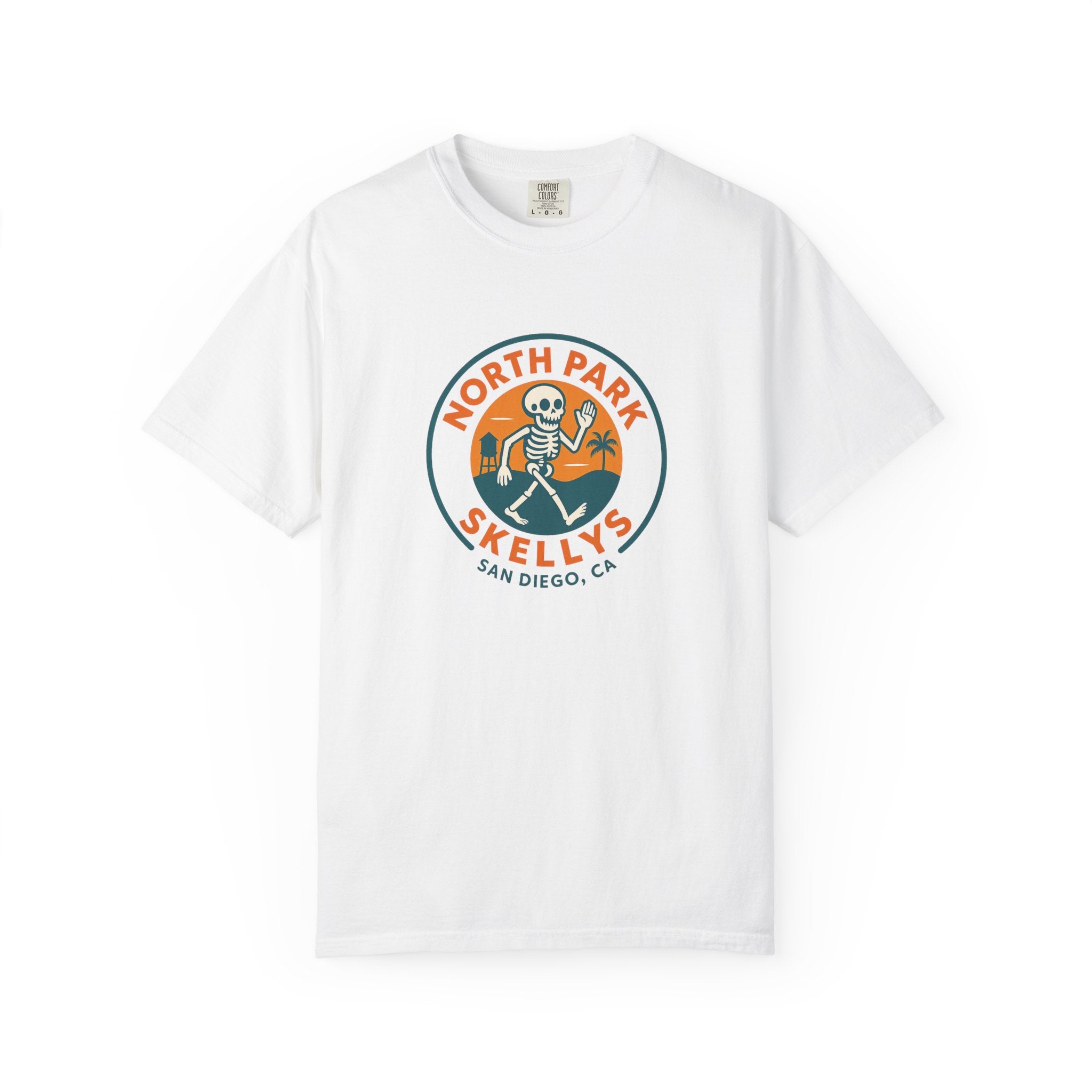 Skelly’s North Park T-Shirt — San Diego Skeleton Logo Tee